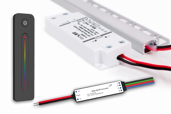 Slotfix LED Komplett-KITs für Wandnischen | warmweiß oder RGB